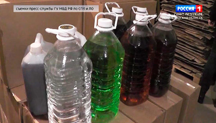 В Ленобласти изъяли 35 тысяч литров контрафактного алкоголя